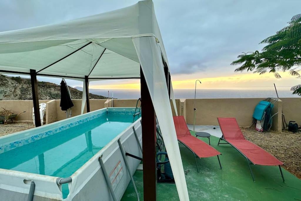 산타크루스데 테네리페 Peaceful Oasis With Magical Sea Views And A Pool 빌라 외부 사진